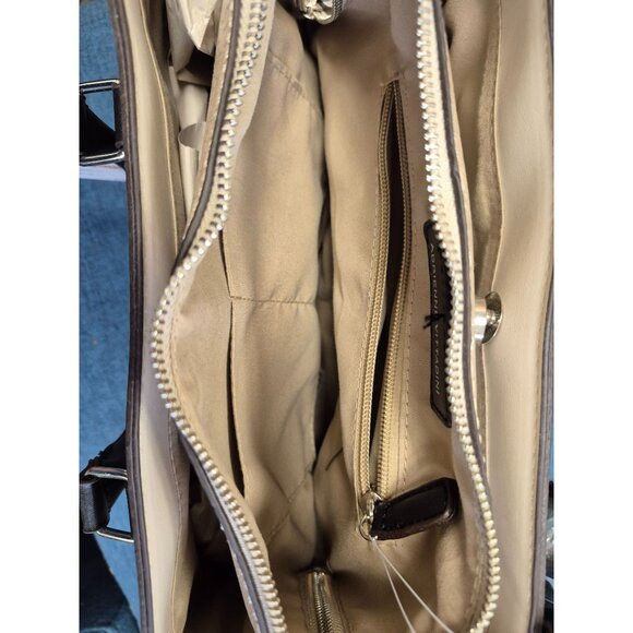 Adrienne Vittadini‎ Animal Instinct Satchel Handbag With Removable Strap - Picture 8 of 12